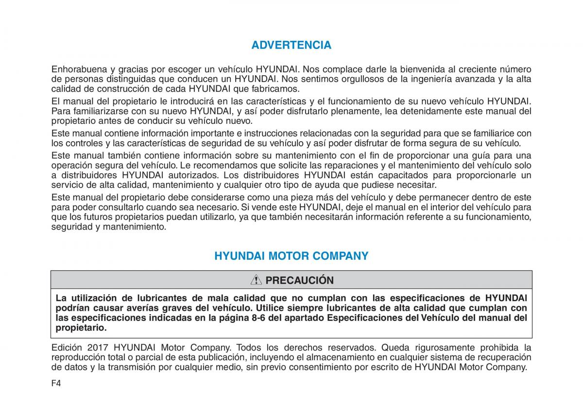 Hyundai Ioniq Electric manual del propietario / page 4