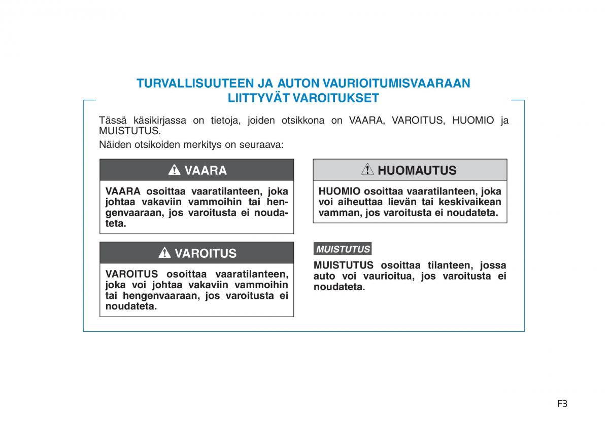 Hyundai Ioniq Electric omistajan kasikirja / page 3