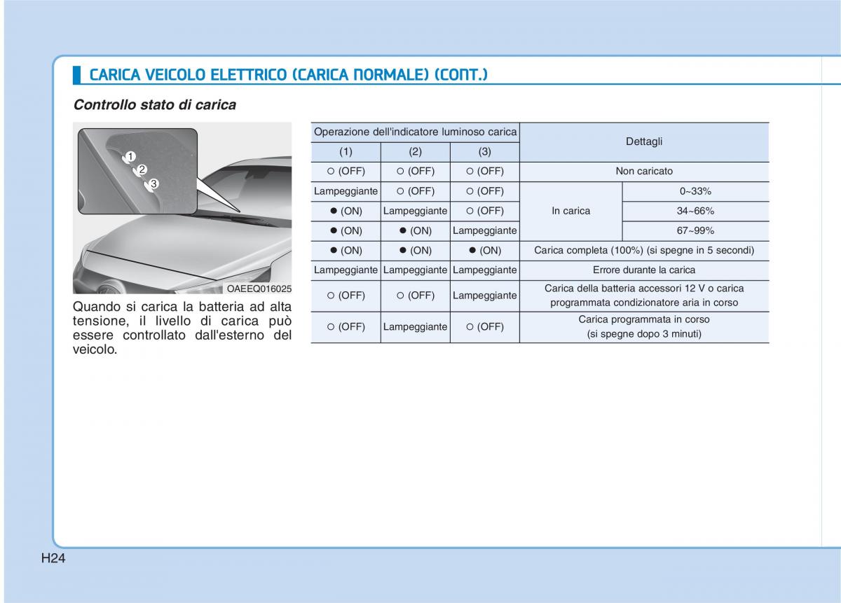 Hyundai Ioniq Electric manuale del proprietario / page 33