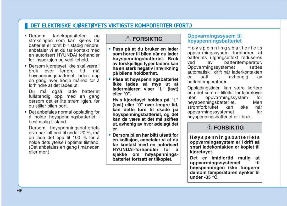 Hyundai Ioniq Electric bruksanvisningen / page 13
