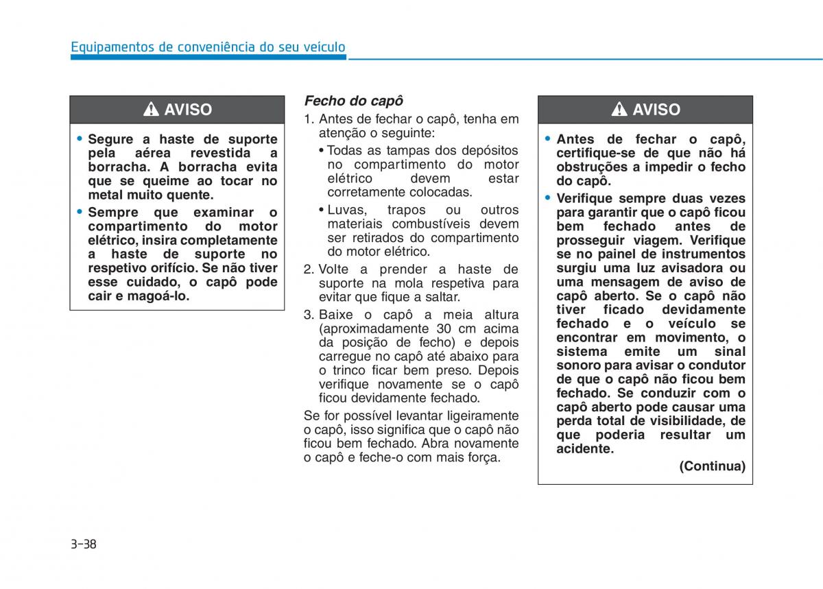 Hyundai Ioniq Electric manual del propietario / page 188