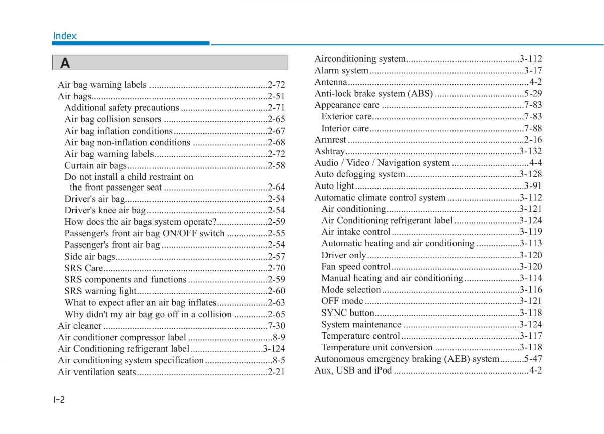 Hyundai Ioniq Hybrid owners manual / page 543