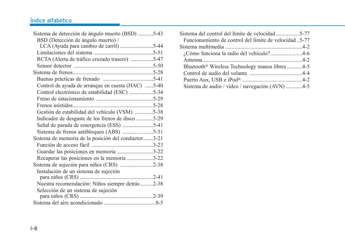 Hyundai Ioniq Hybrid manual del propietario / page 651