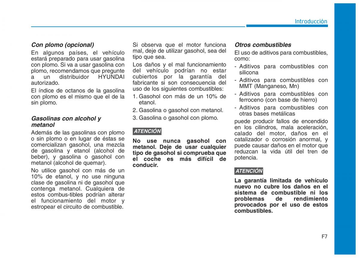 Hyundai Ioniq Hybrid manual del propietario / page 7