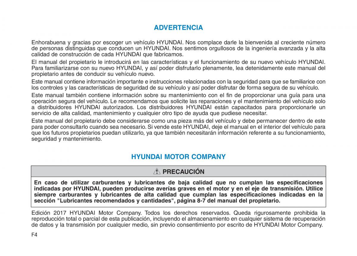 Hyundai Ioniq Hybrid manual del propietario / page 4
