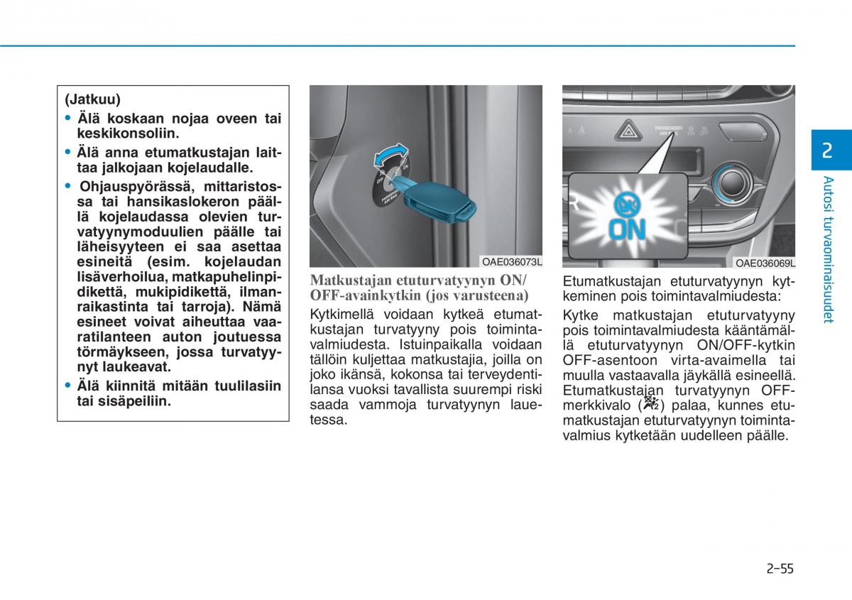 Hyundai Ioniq Hybrid omistajan kasikirja / page 73