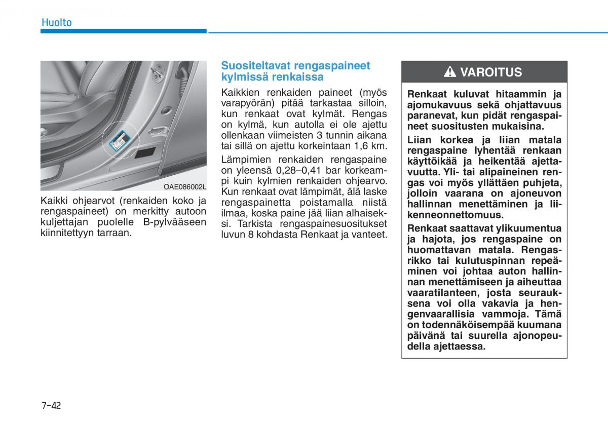 Hyundai Ioniq Hybrid omistajan kasikirja / page 451