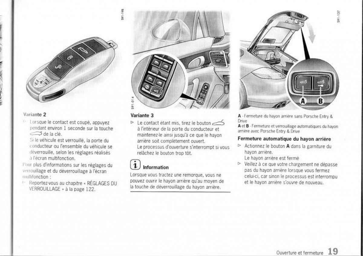 Porsche Panamera I 1 manuel du proprietaire / page 18