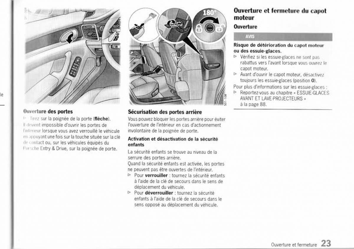 Porsche Panamera I 1 manuel du proprietaire / page 22
