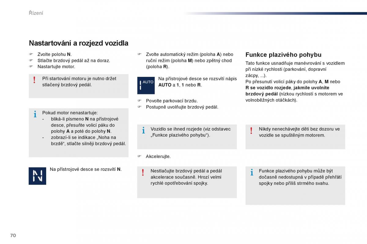Peugeot 301 navod k obsludze / page 72