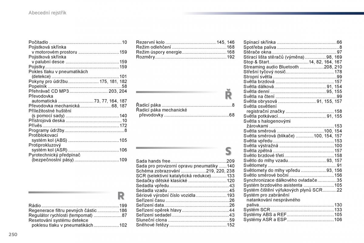 Peugeot 301 navod k obsludze / page 252
