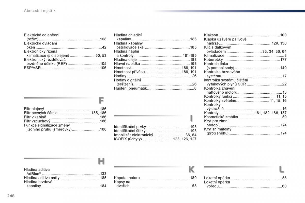Peugeot 301 navod k obsludze / page 250