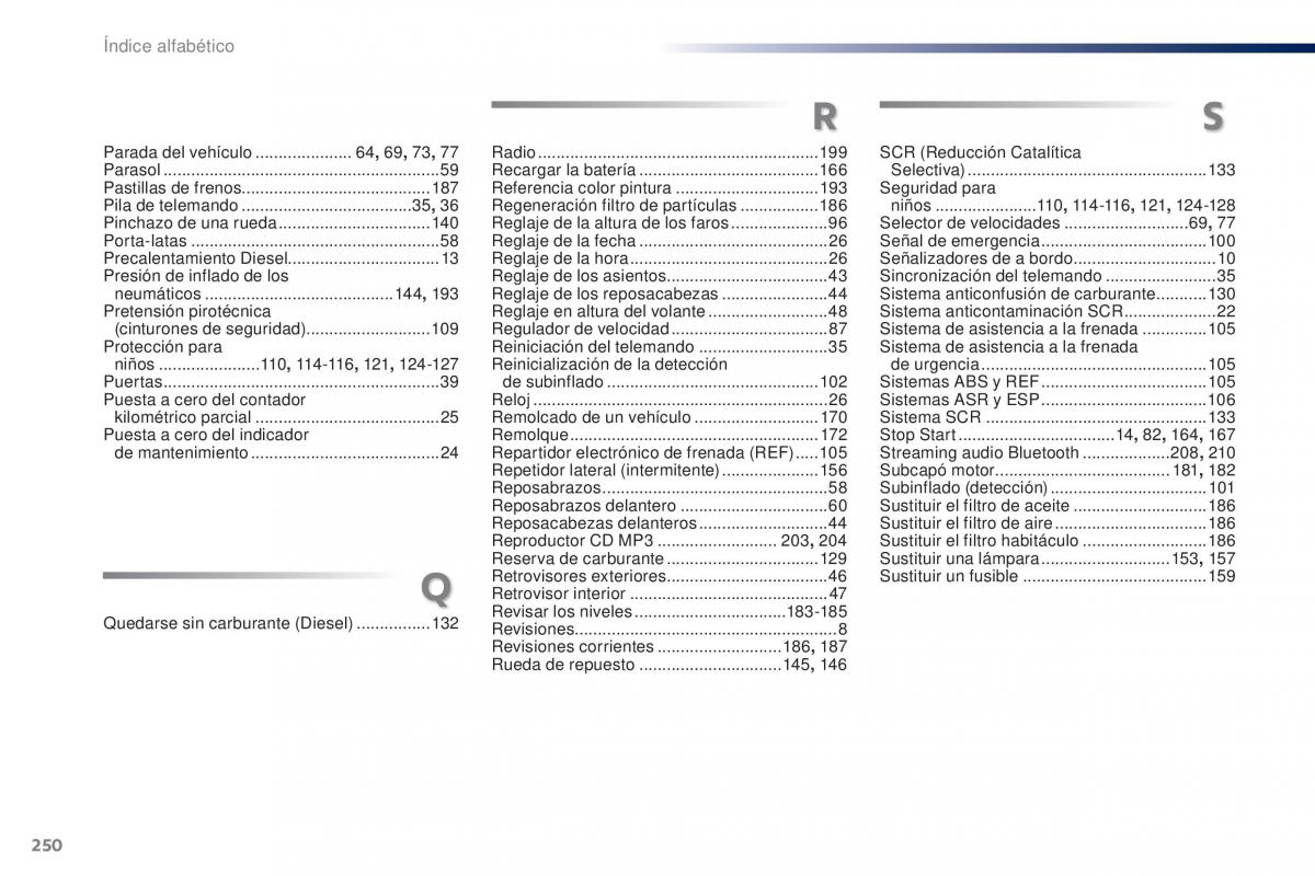 Peugeot 301 manual del propietario / page 252