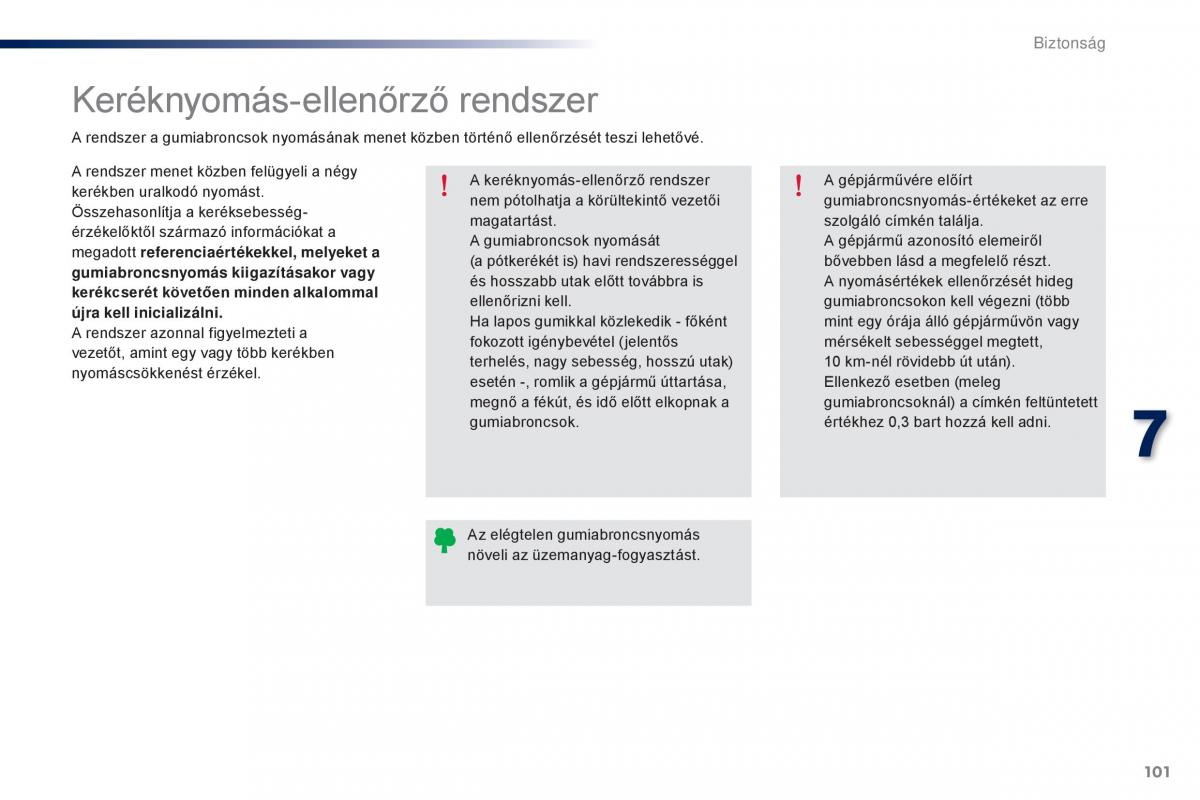 Peugeot 301 Kezelesi utmutato / page 103