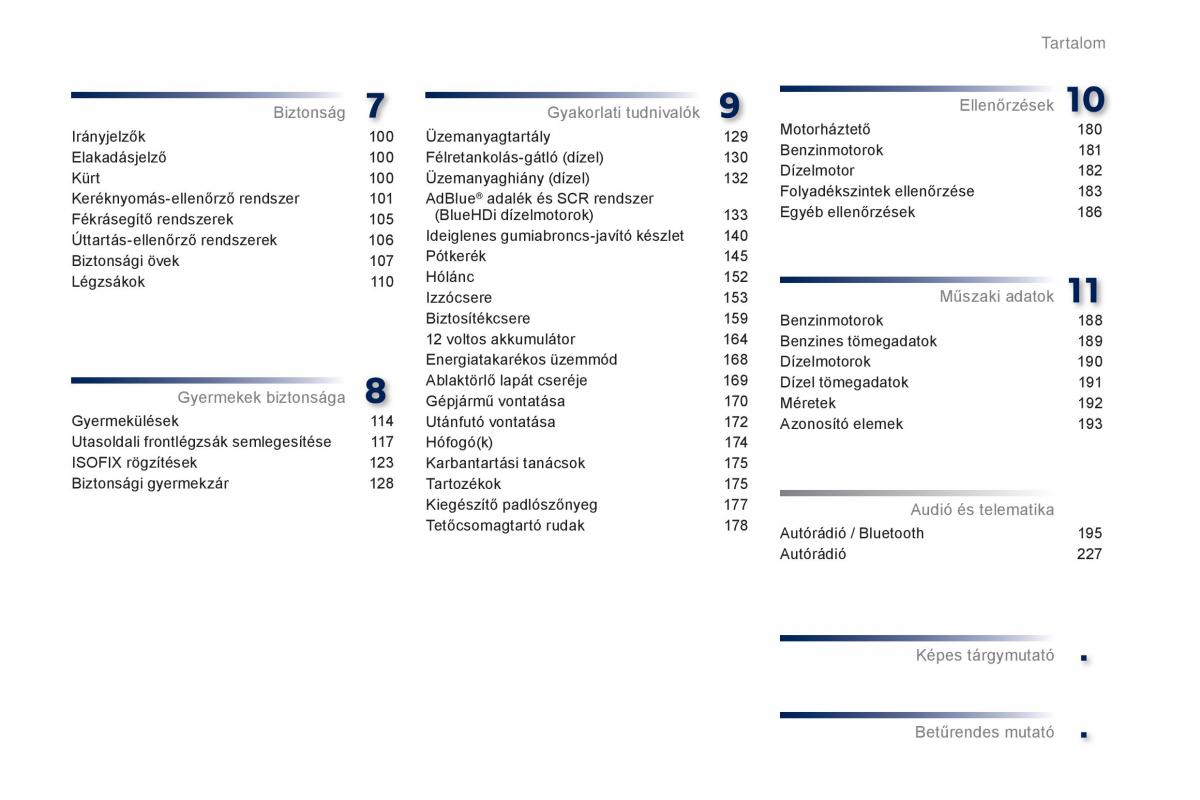 Peugeot 301 Kezelesi utmutato / page 5