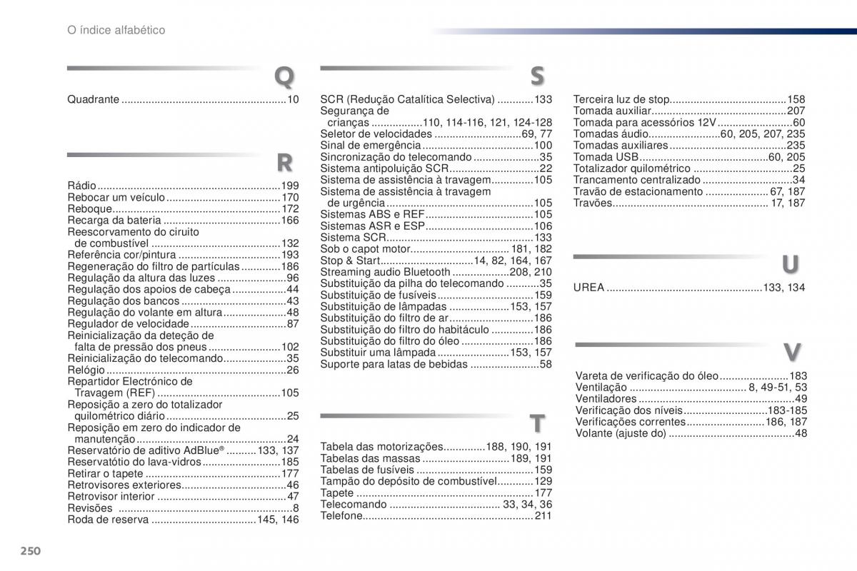 Peugeot 301 manual del propietario / page 252