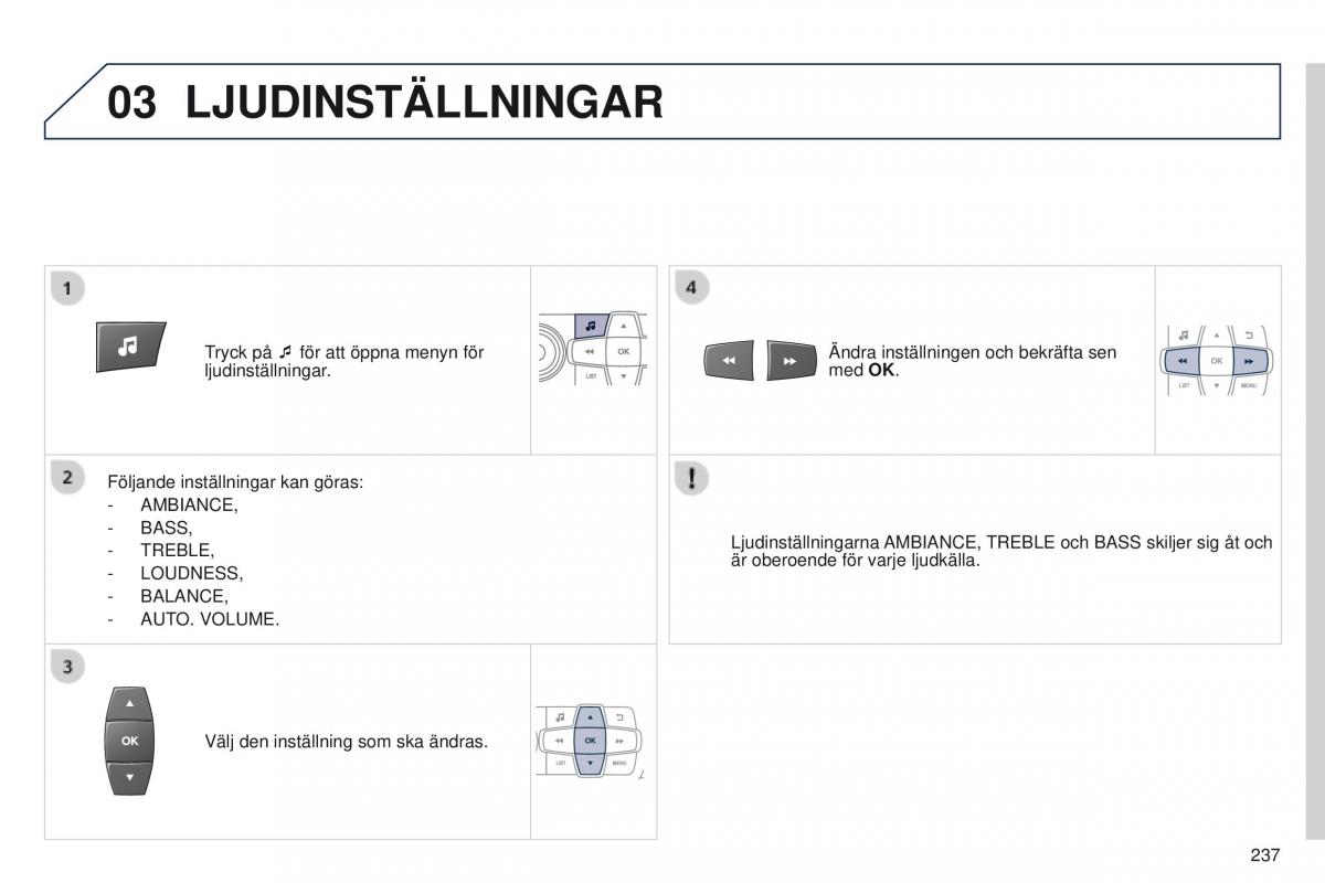 Peugeot 301 instruktionsbok / page 239