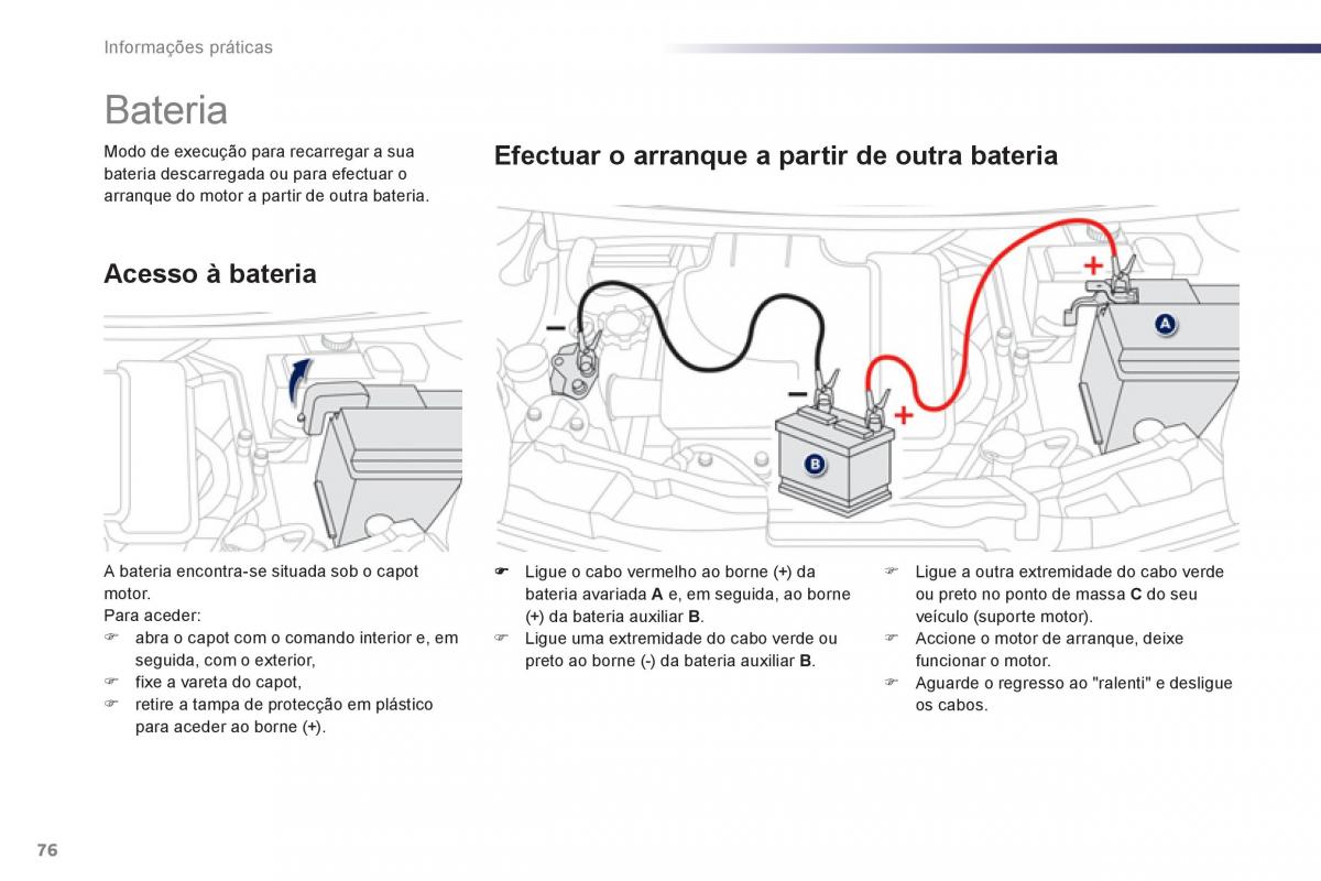 Peugeot 107 manual del propietario / page 78