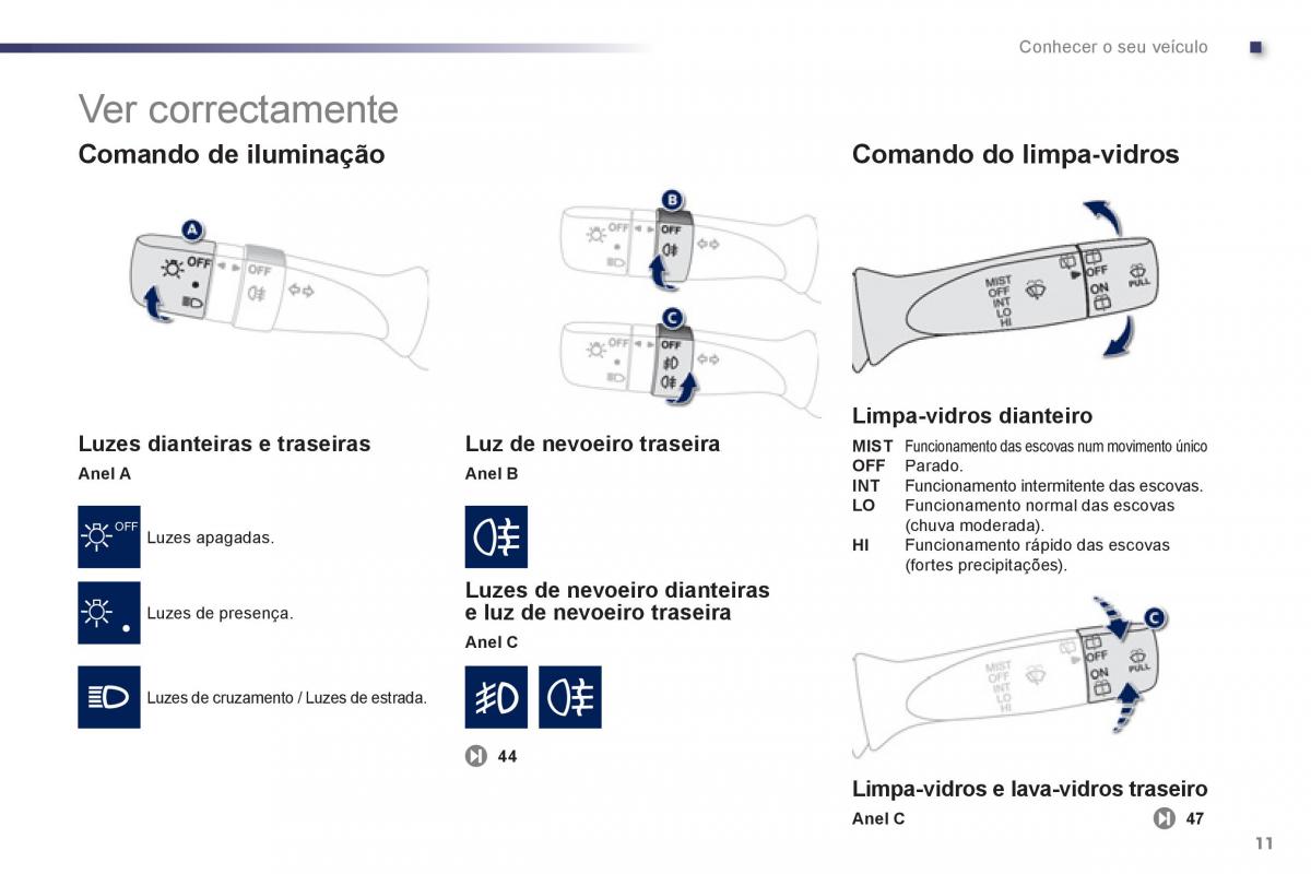 Peugeot 107 manual del propietario / page 13