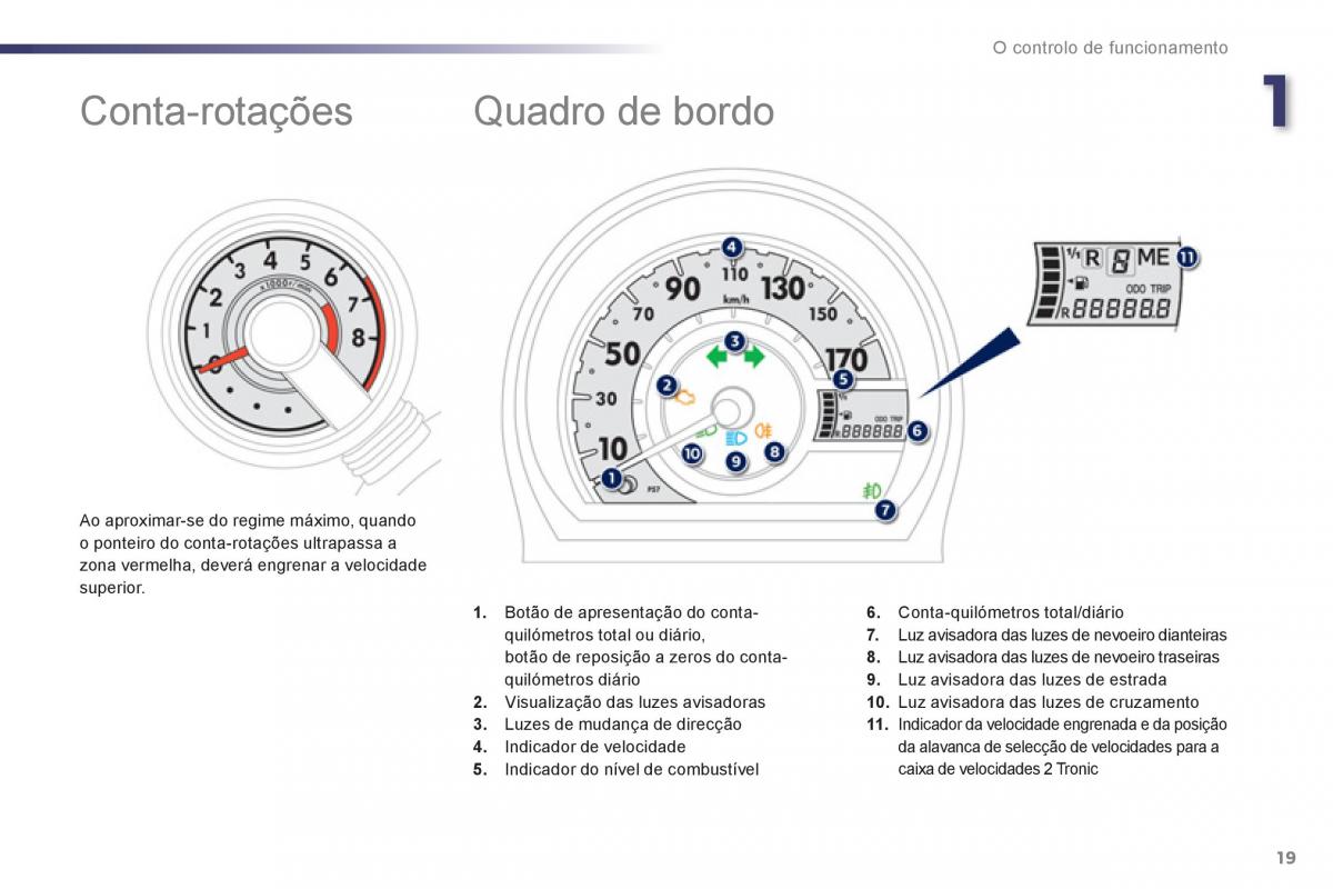 instrukcja obsługi Peugeot 107 manual del propietario / page 21