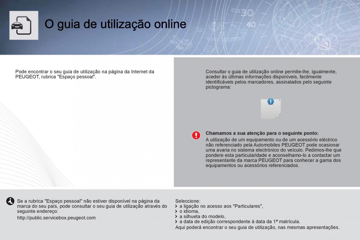 instrukcja obsługi Peugeot 107 manual del propietario / page 2