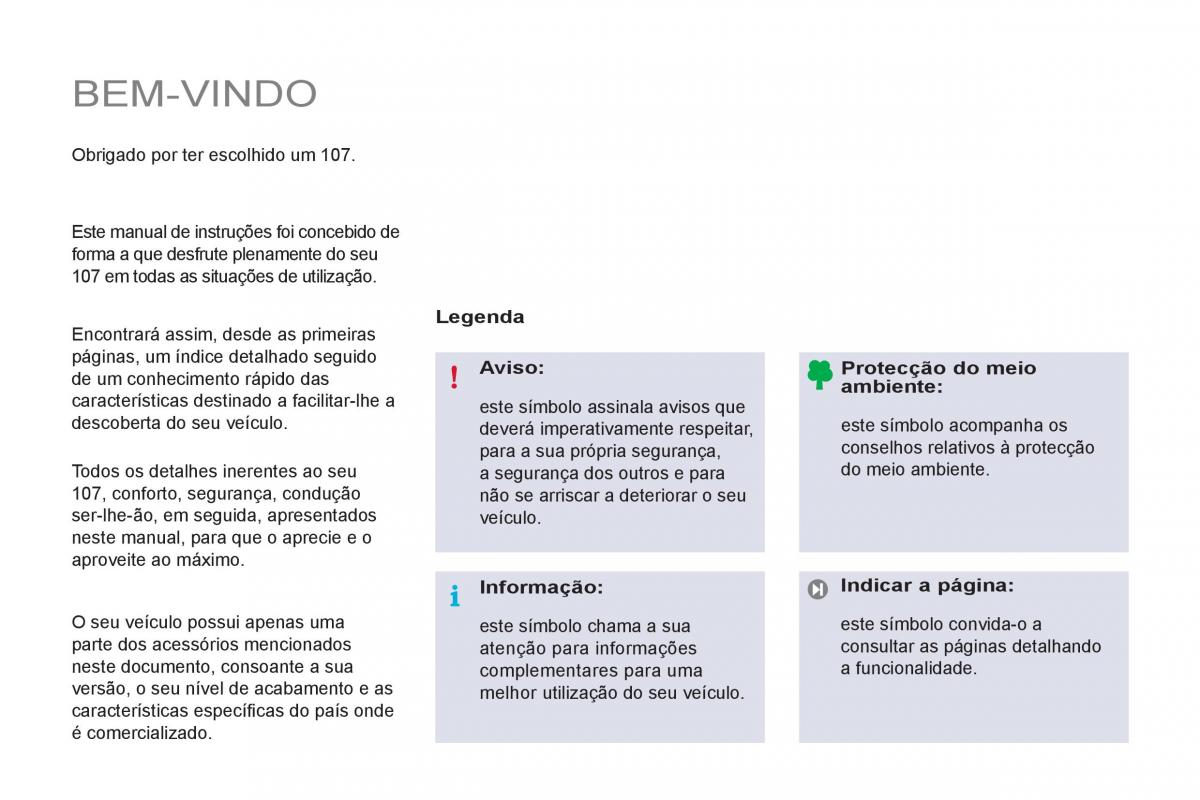 instrukcja obsługi Peugeot 107 manual del propietario / page 3