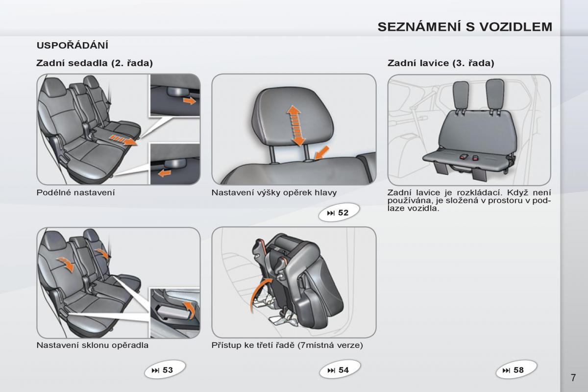 Bedienungsanleitung Peugeot 4007 navod k obsludze / page 9