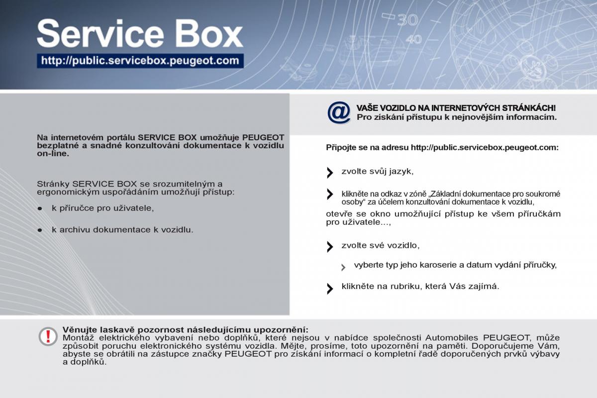 instrukcja obsługi Peugeot 4007 navod k obsludze / page 2