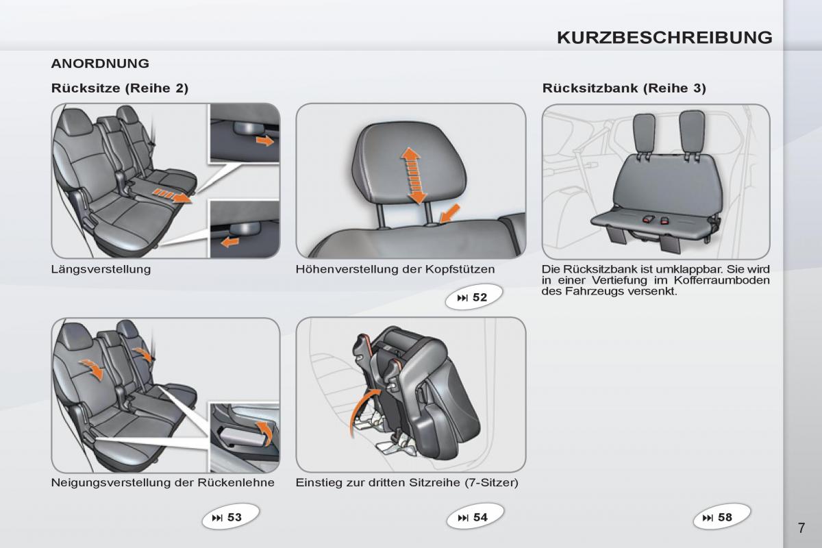 instrukcja obsługi Peugeot 4007 Handbuch / page 9