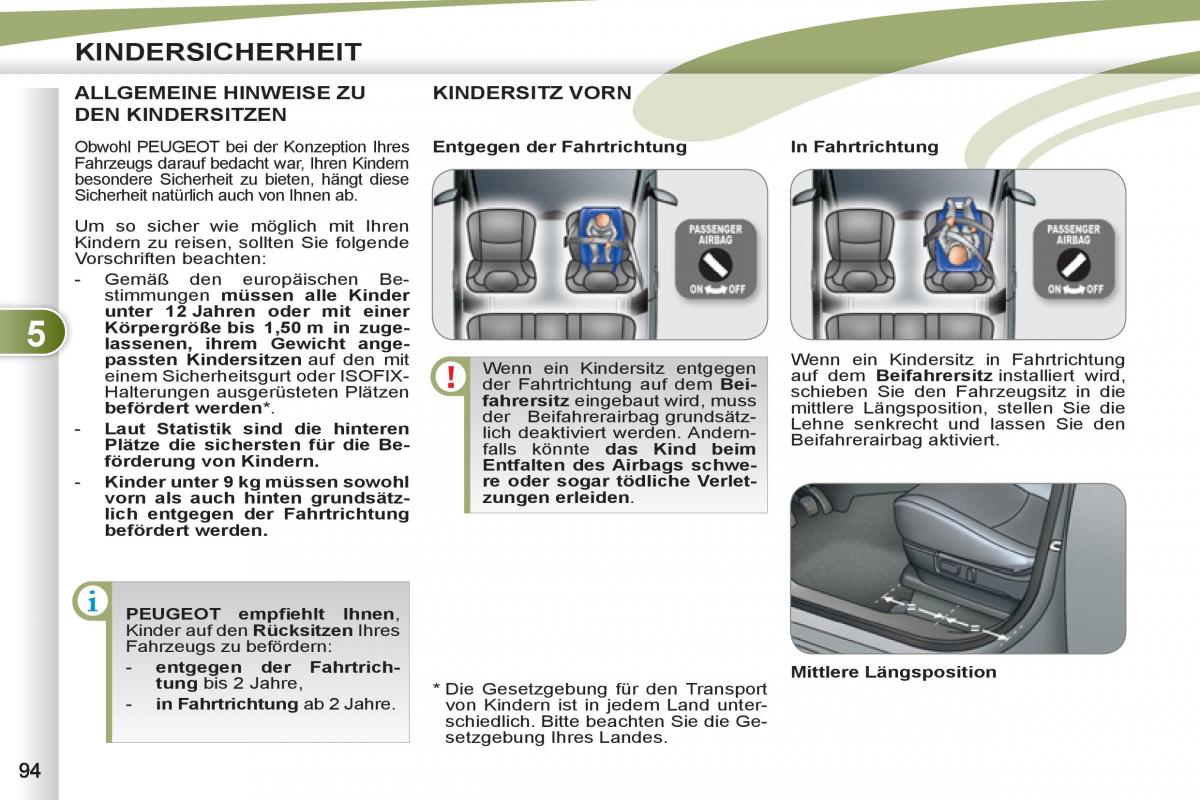 Peugeot 4007 Handbuch / page 96