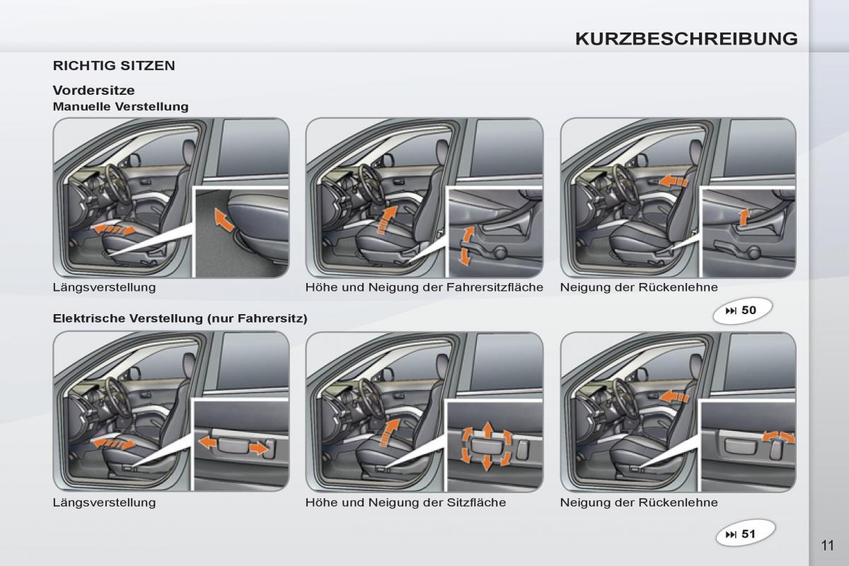 instrukcja obsługi Peugeot 4007 Handbuch / page 13