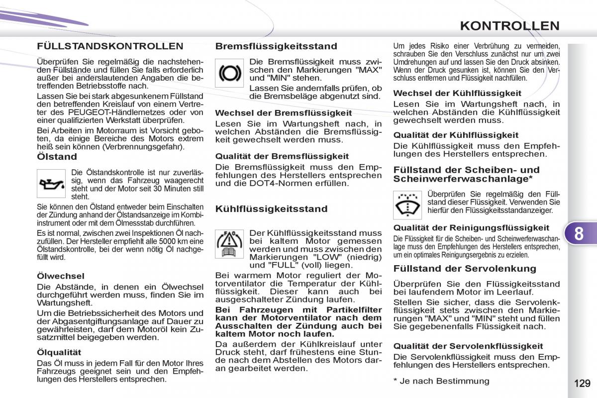 Peugeot 4007 Handbuch / page 131