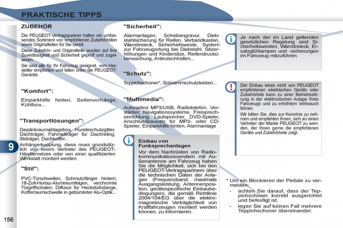 Peugeot 4007 Handbuch / page 158