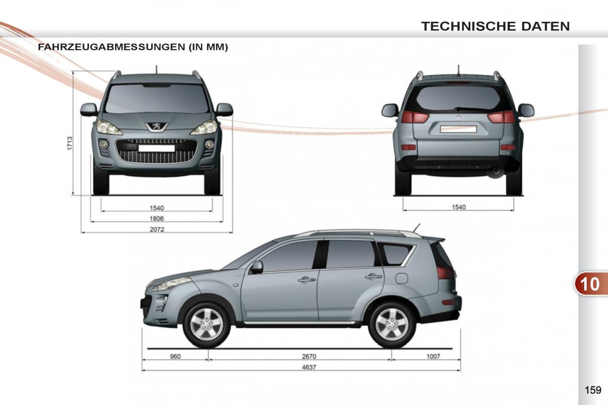 Peugeot 4007 Handbuch / page 161