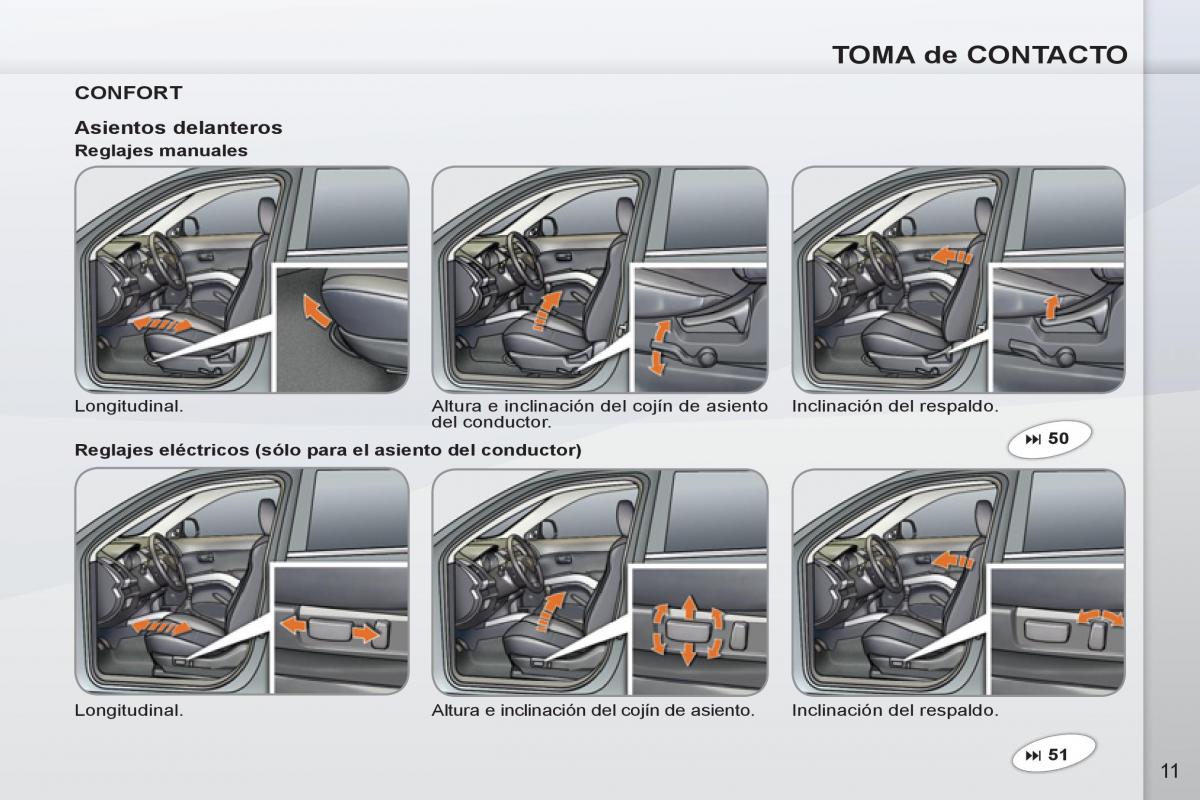 Peugeot 4007 manual del propietario / page 13