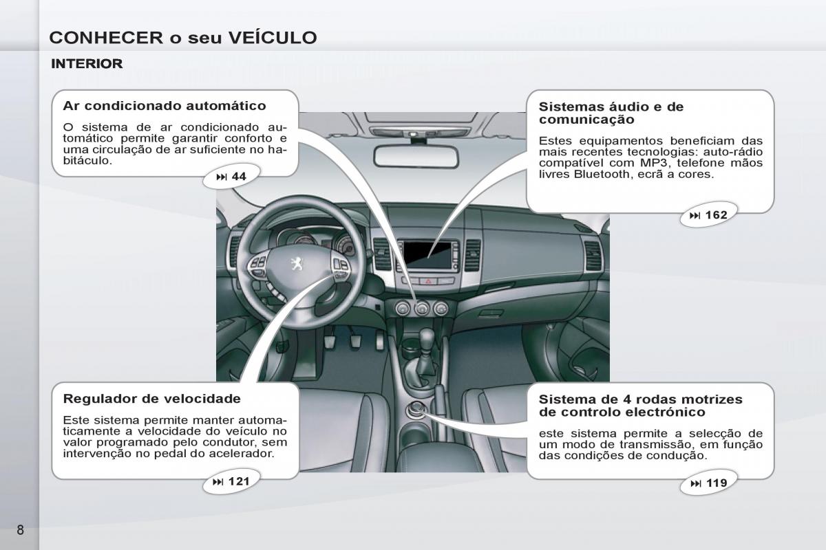 Peugeot 4007 manual del propietario / page 10
