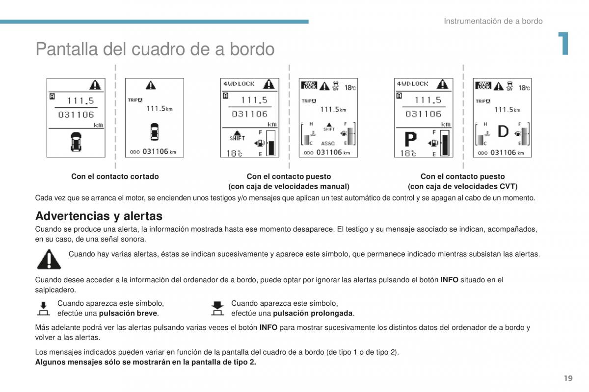 Peugeot 4008 manual del propietario / page 21