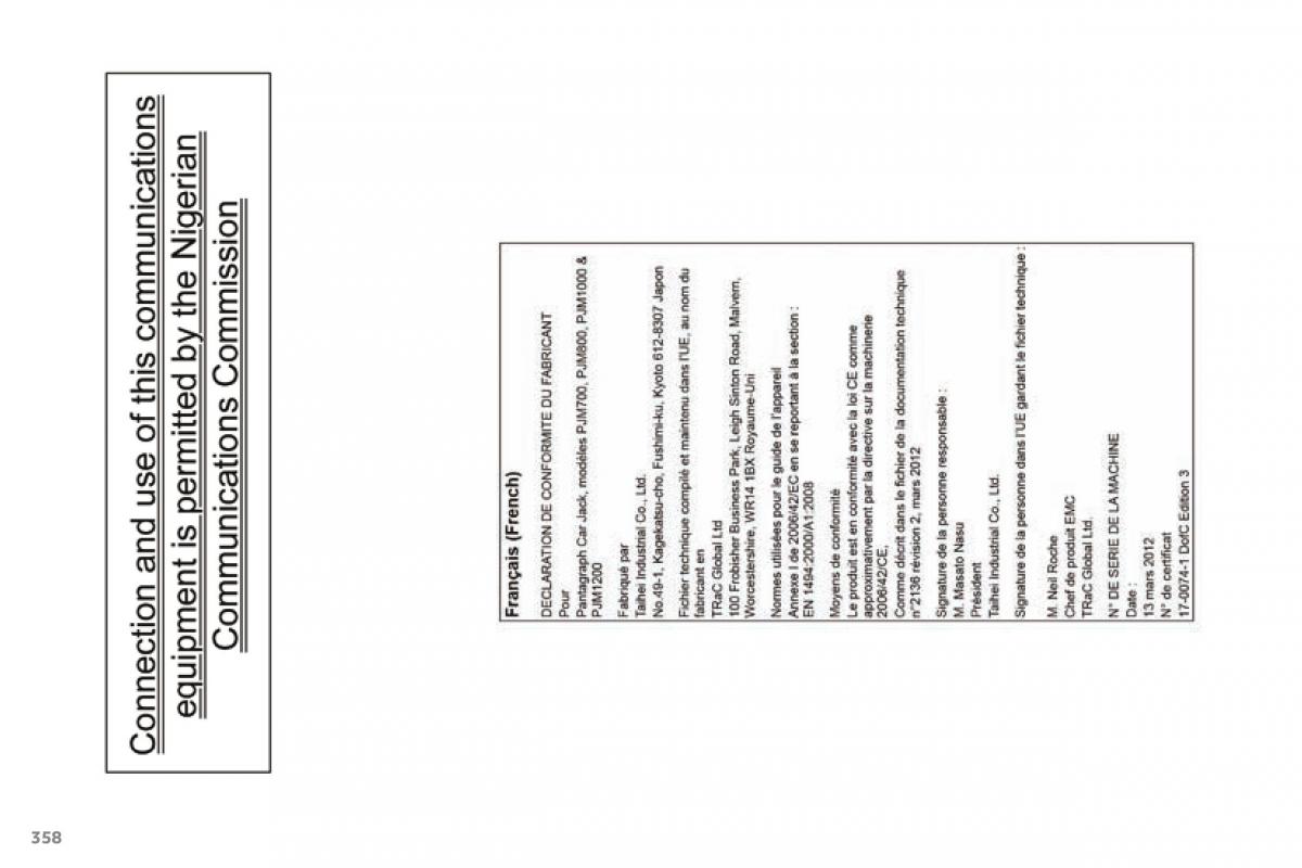 Peugeot 4008 manuale del proprietario / page 360