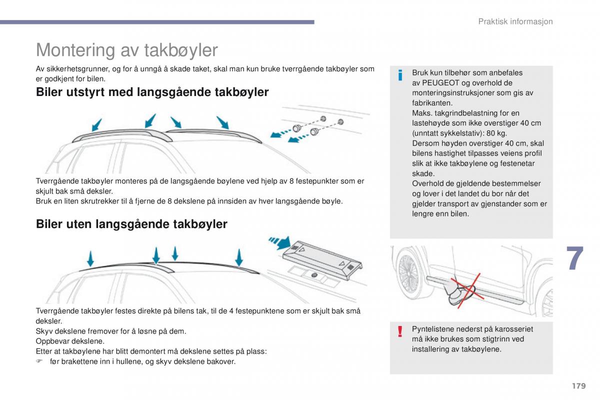 Peugeot 4008 bruksanvisningen / page 181