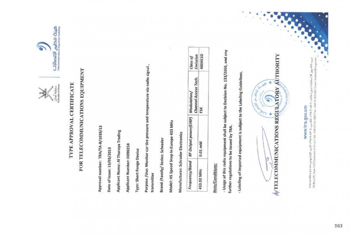Peugeot 4008 instruktionsbok / page 365