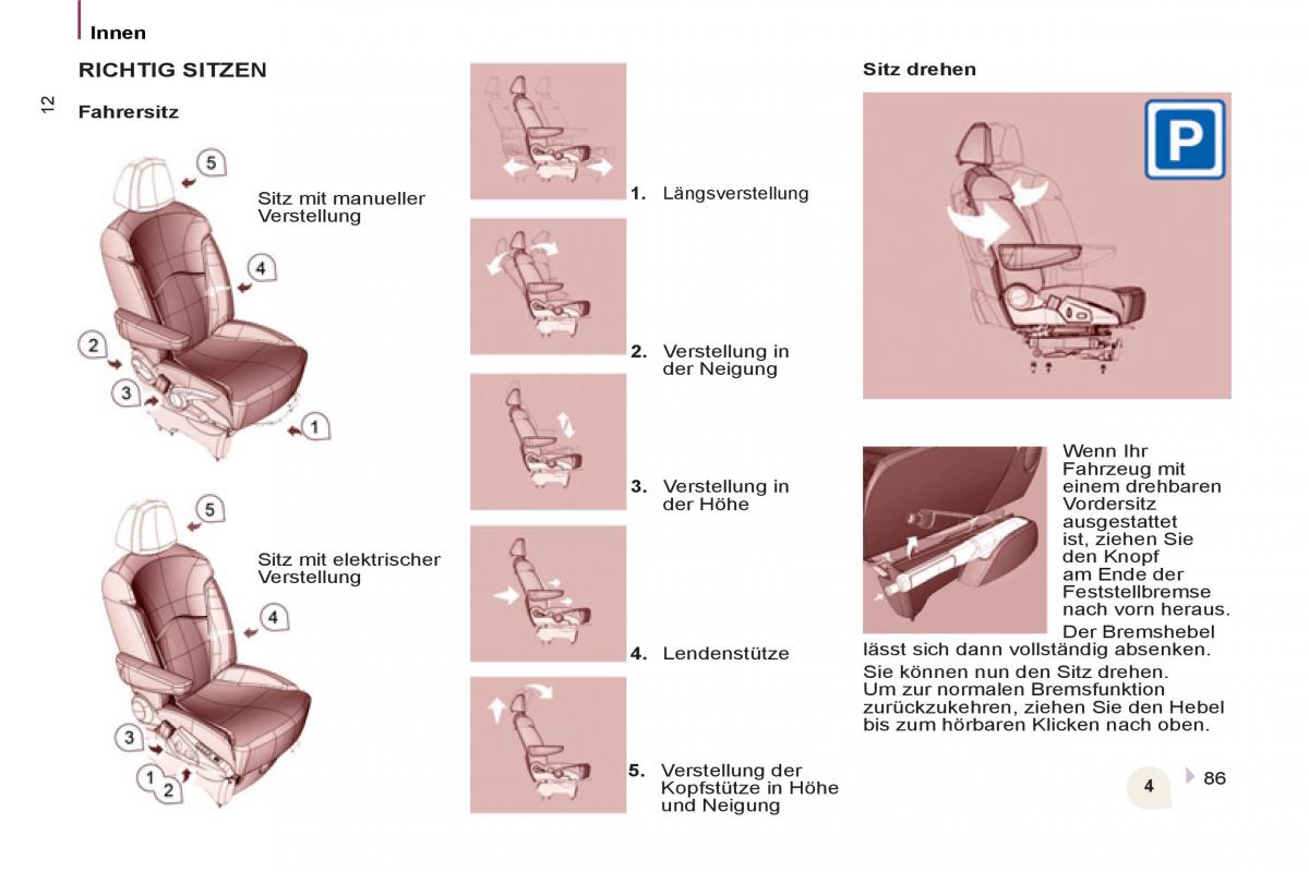 Peugeot 807 Handbuch / page 14