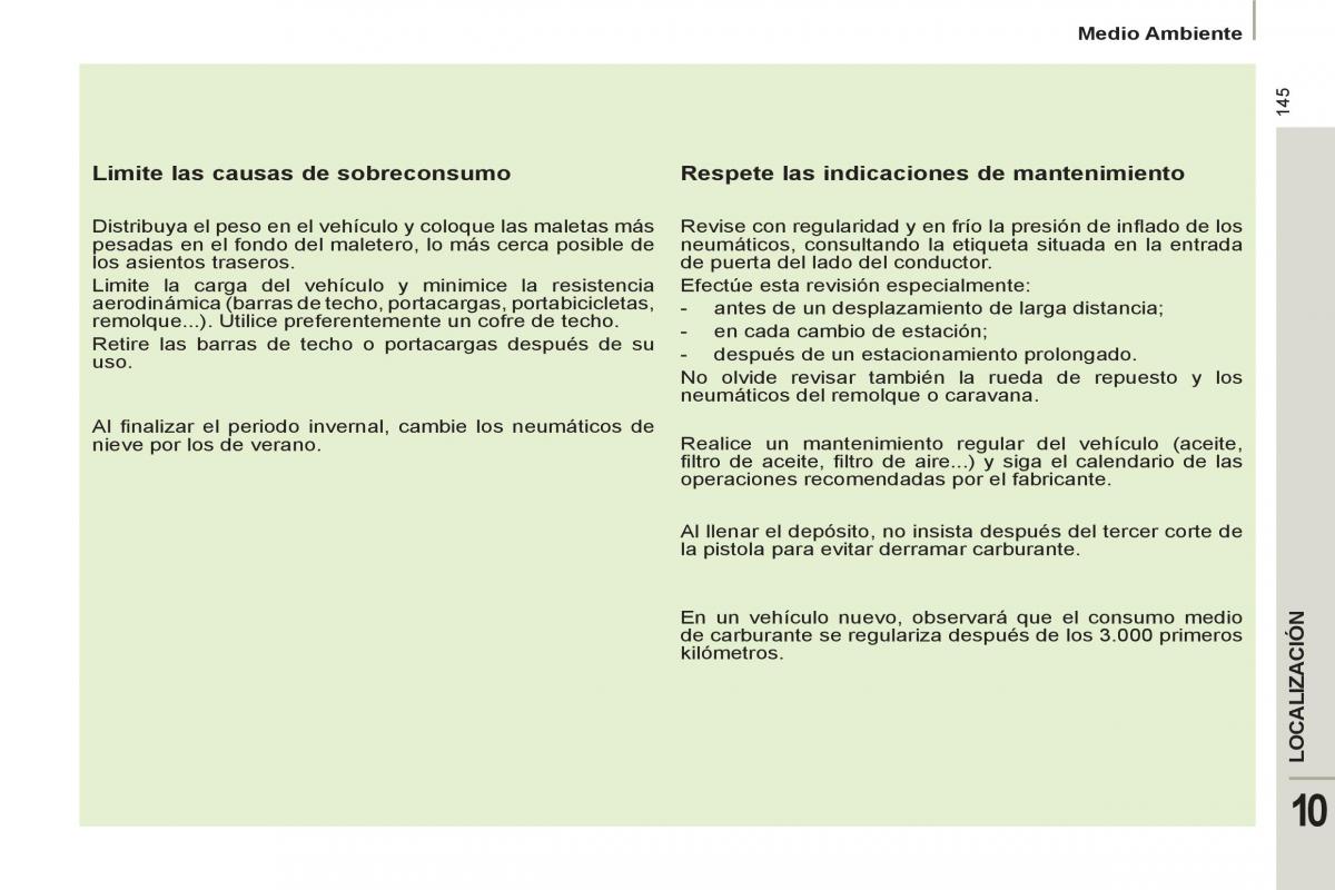 Peugeot 807 manual del propietario / page 229