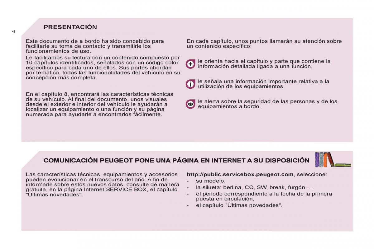 Peugeot 807 manual del propietario / page 6