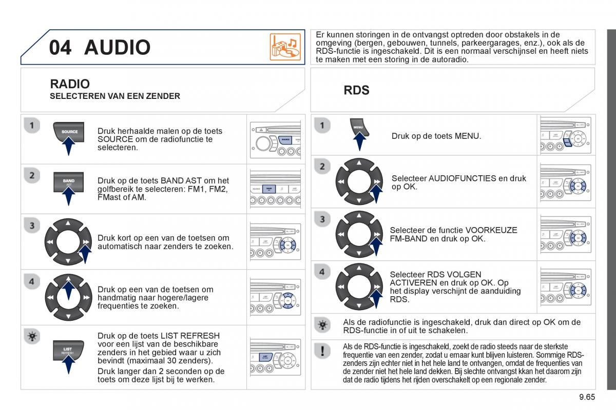 Peugeot 807 handleiding / page 205