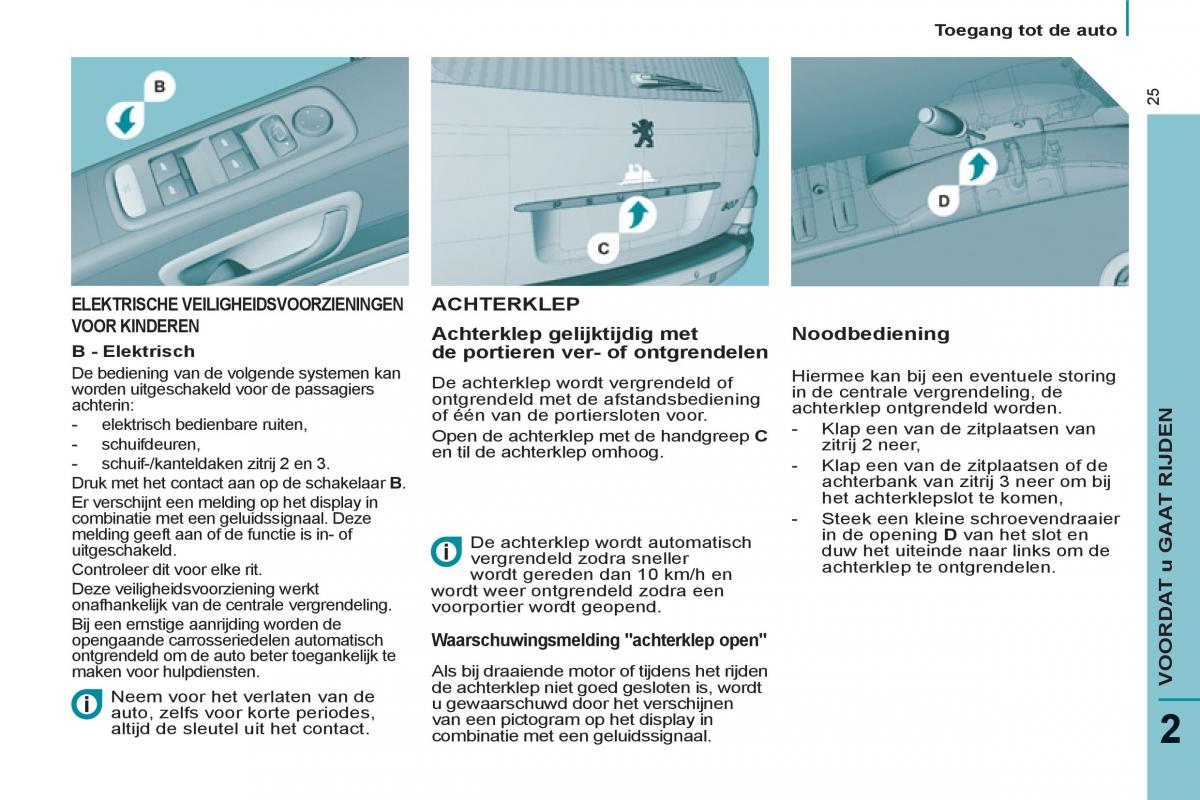 Peugeot 807 handleiding / page 27
