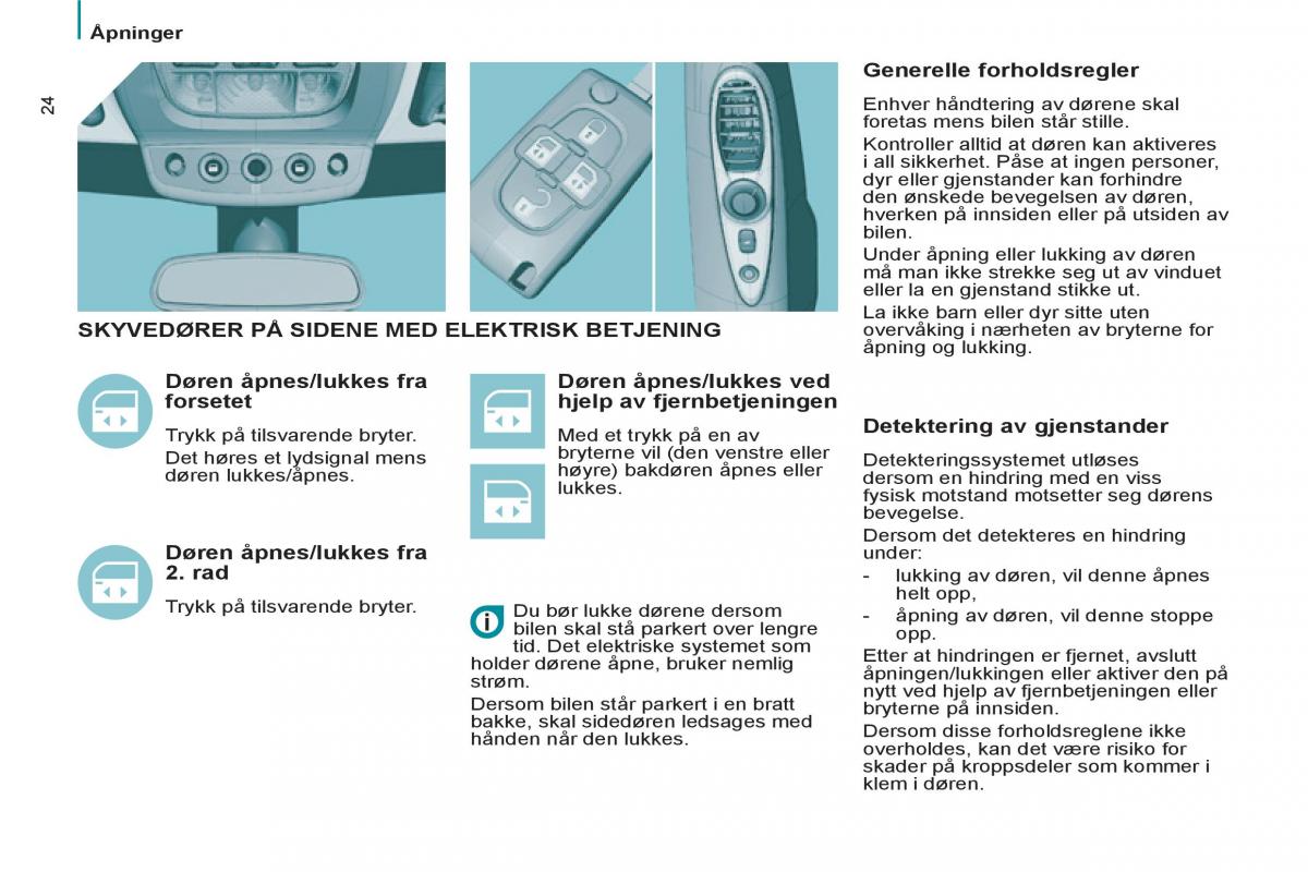 Peugeot 807 bruksanvisningen / page 26