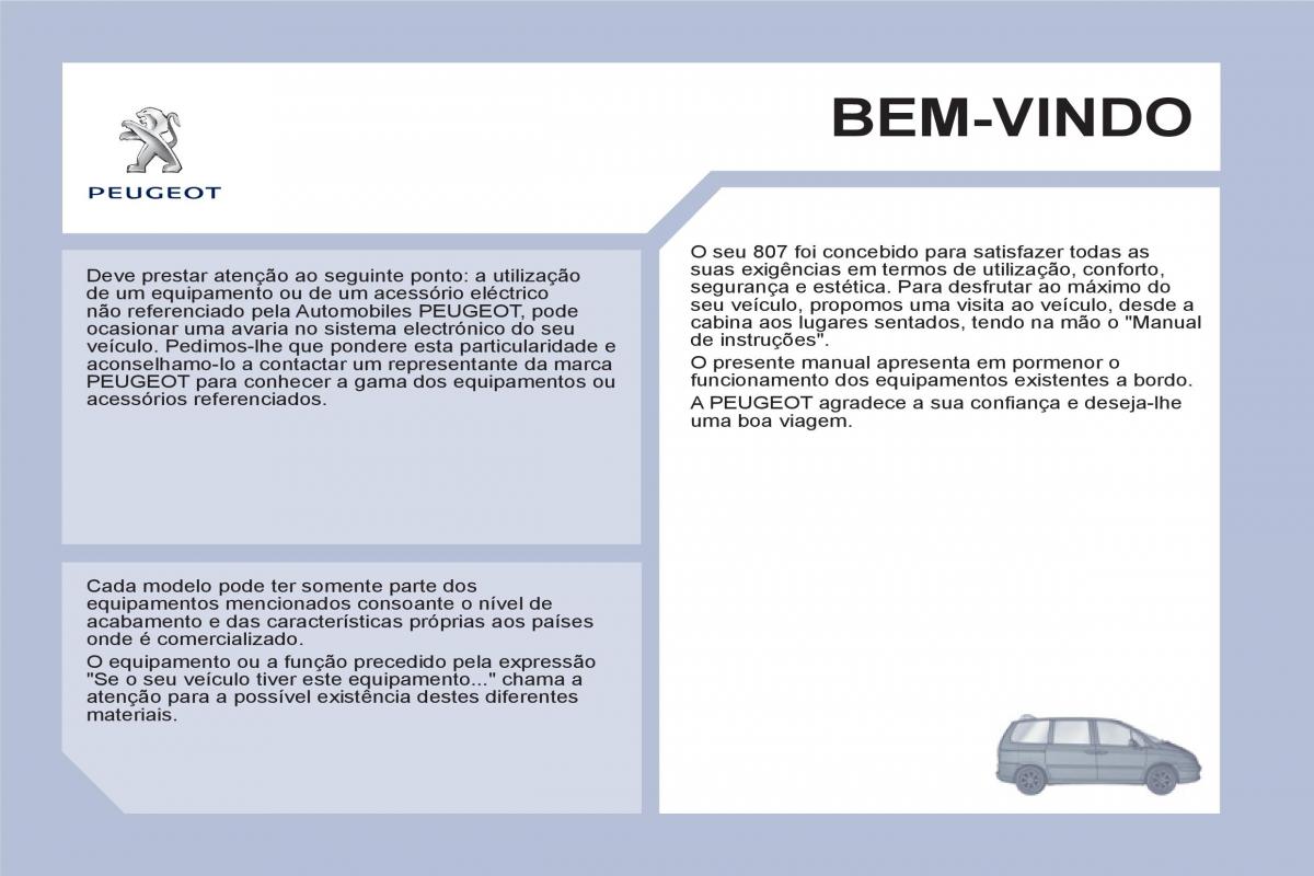 Peugeot 807 manual del propietario / page 3