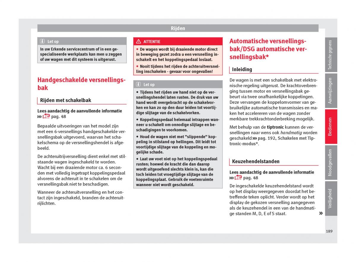 Seat Arona handleiding / page 191