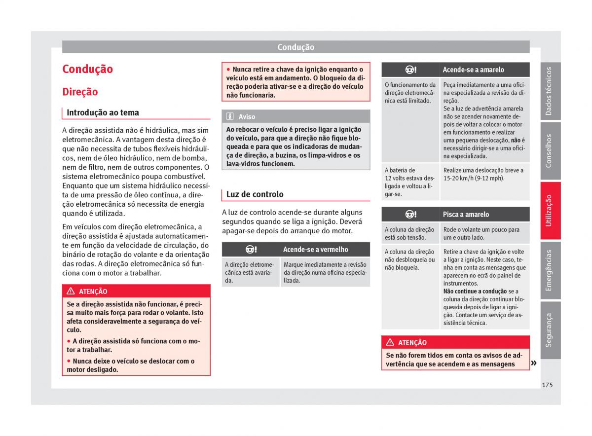 Seat Arona manual del propietario / page 177