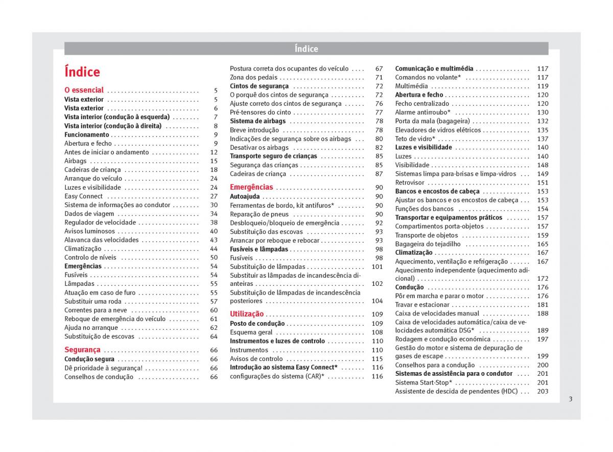 Seat Ateca manual del propietario / page 5